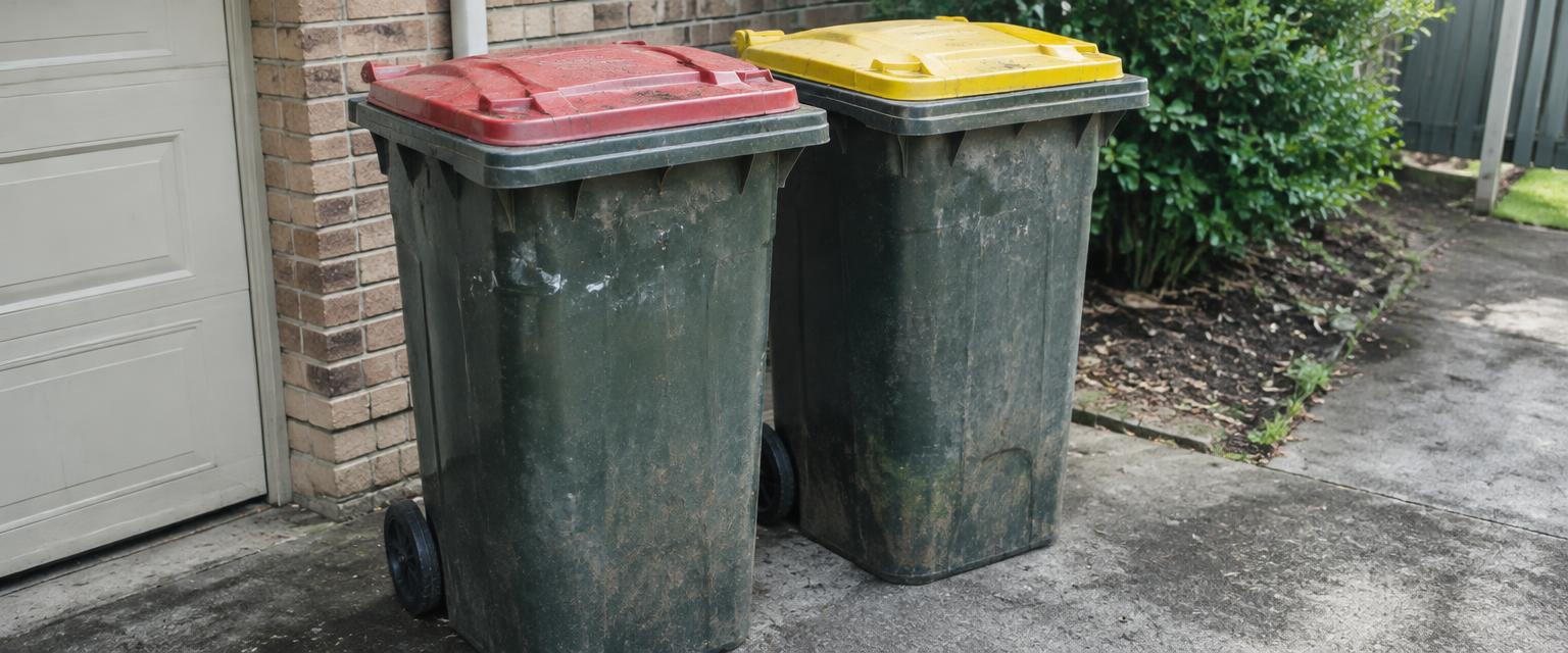 Illustrative bin cleaning before cleaning