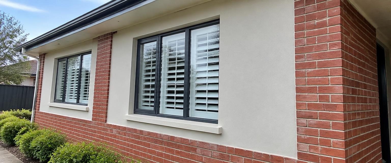 Illustrative clean residential softwash surface